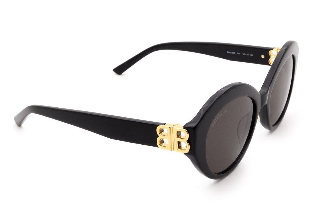 Lookbook (W) 발렌시아가 라운드 프레임 패션 선글라스 블랙 BB0133S001