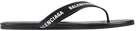 Order (W) Sandali in Pelle di Vitello Balenciaga Round Printing Neri 613845WBAE11090
