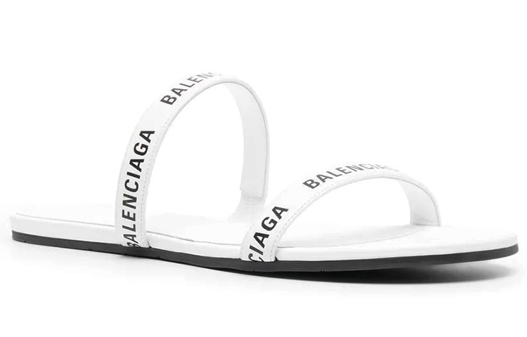 Lookbook (W) Sandalias Redondas Balenciaga 'Blanco Negro' 694999WCAE19010