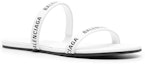 Lookbook (W) Sandalias Redondas Balenciaga 'Blanco Negro' 694999WCAE19010