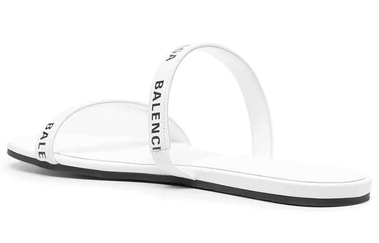 Shop (W) Sandalias Redondas Balenciaga 'Blanco Negro' 694999WCAE19010