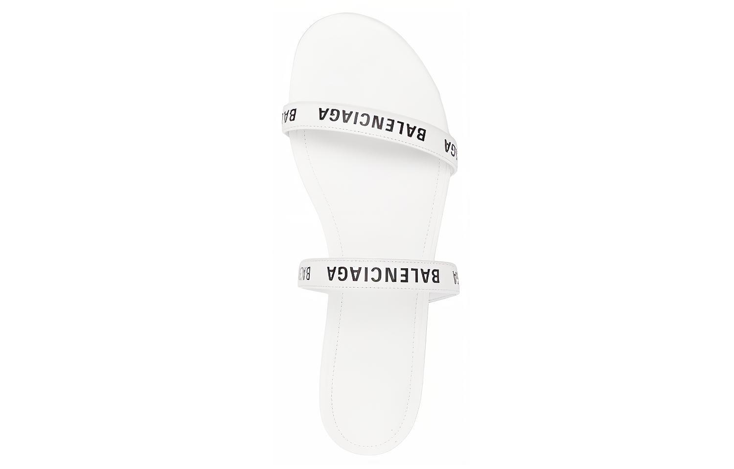 Purchase (W) Sandalias Redondas Balenciaga 'Blanco Negro' 694999WCAE19010