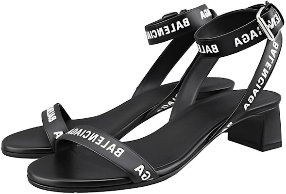 (Women) Balenciaga Round Sandals Black White 630050WBAE11090 Order (Women) Balenciaga Round Sandals Black White 630050WBAE11090