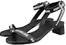 Order (W) Sandal Bulat Balenciaga Hitam Putih 630050WBAE11090