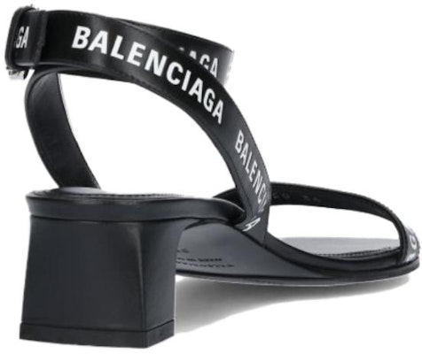(Women) Balenciaga Round Sandals Black White 630050WBAE11090 Purchase (Women) Balenciaga Round Sandals Black White 630050WBAE11090