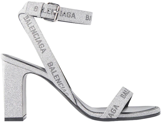 (W) Balenciaga Ronde Pailletten Enkelband Hoge Hakken ''Zilver'' 616271W2AH08010 Order (W) Balenciaga Ronde Pailletten Enkelband Hoge Hakken ''Zilver'' 616271W2AH08010
