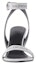 Lookbook (Women) Balenciaga Round Sequin Ankle-Strap High Heels 'Silver' 616271W2AH08010