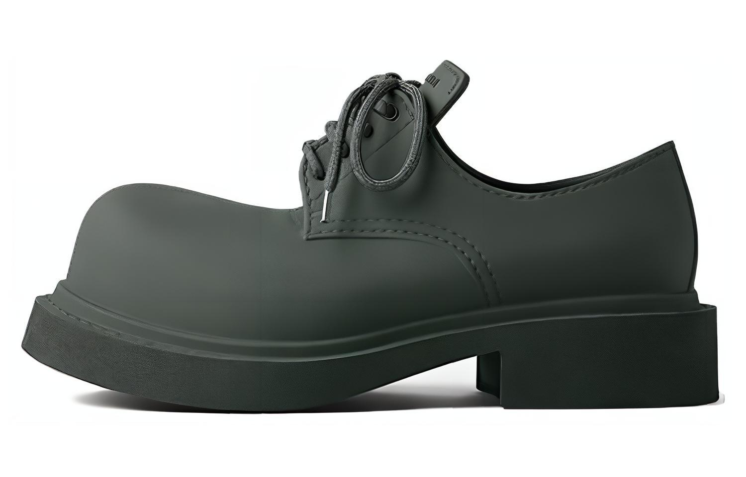 (Women) Balenciaga Round Toe Comfort Casual Shoes 'Deep Green' 770703W0FOI1025