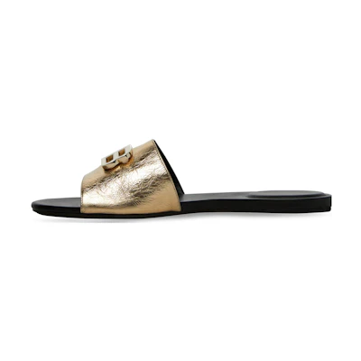 (W) Balenciaga Round Toe Slip-On 'Gold'