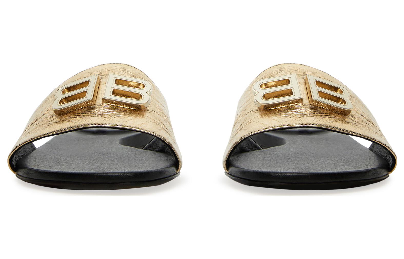 (W) Balenciaga Round Toe Slip-On 'Gold' 圖 3