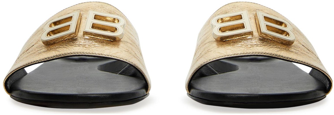 (Women) Balenciaga Round Toe Slip-On 'Gold' 737270WBBI18008 Lookbook (Women) Balenciaga Round Toe Slip-On 'Gold' 737270WBBI18008