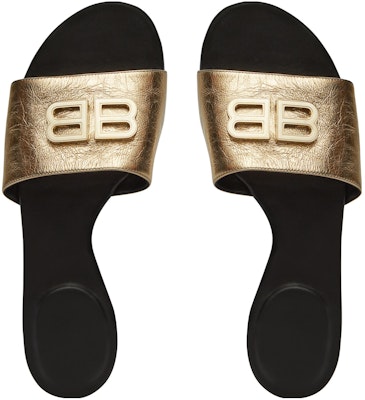 (Women) Balenciaga Round Toe Slip-On 'Gold' 737270WBBI18008 Purchase (Women) Balenciaga Round Toe Slip-On 'Gold' 737270WBBI18008