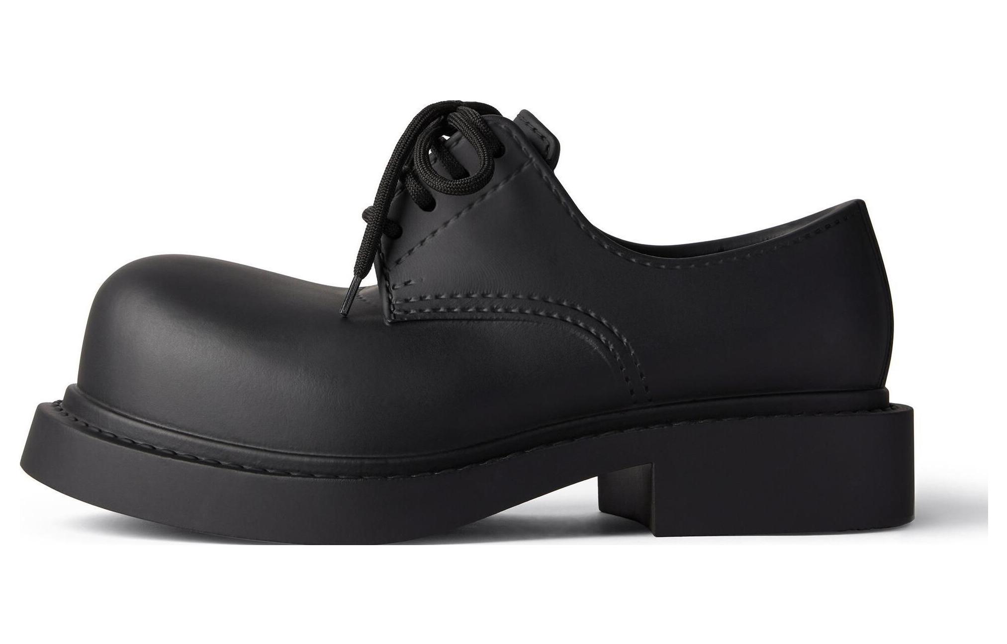 (Women) Balenciaga Rubber 'Simple Trendy Casual Flat - Black' 770703W0FOI1000