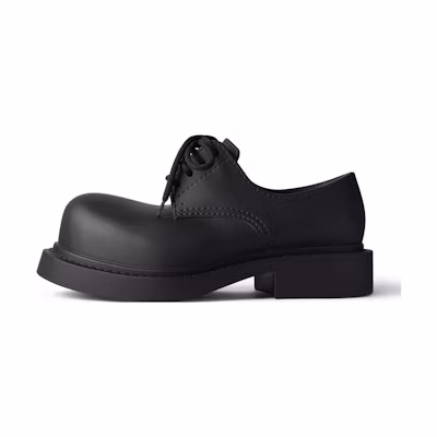 (W) Balenciaga Rubber 'Simple Trendy Casual Flat - Black'