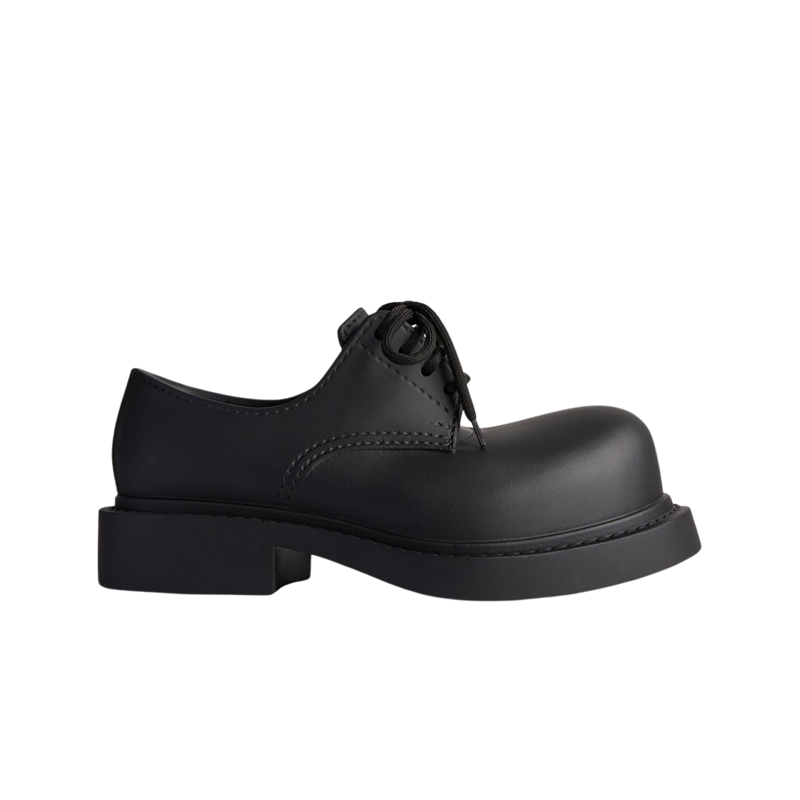 (Women) Balenciaga Rubber 'Simple Trendy Casual Flat - Black' 770703W0FOI1000