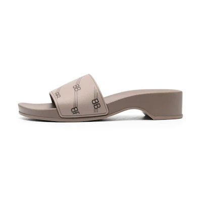 (W) Balenciaga Rubber Slide 'Grey'
