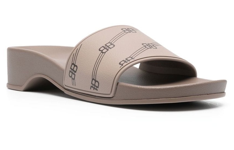 Lookbook (W) Balenciaga Sandal Karet 'Abu-Abu' 706767W1S9N3020