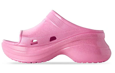 (Women) Balenciaga Rubber Slide 'Pink Comfort Thick Sole'