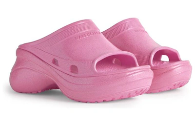 (Women) Balenciaga Rubber Slide 'Pink Comfort Thick Sole'