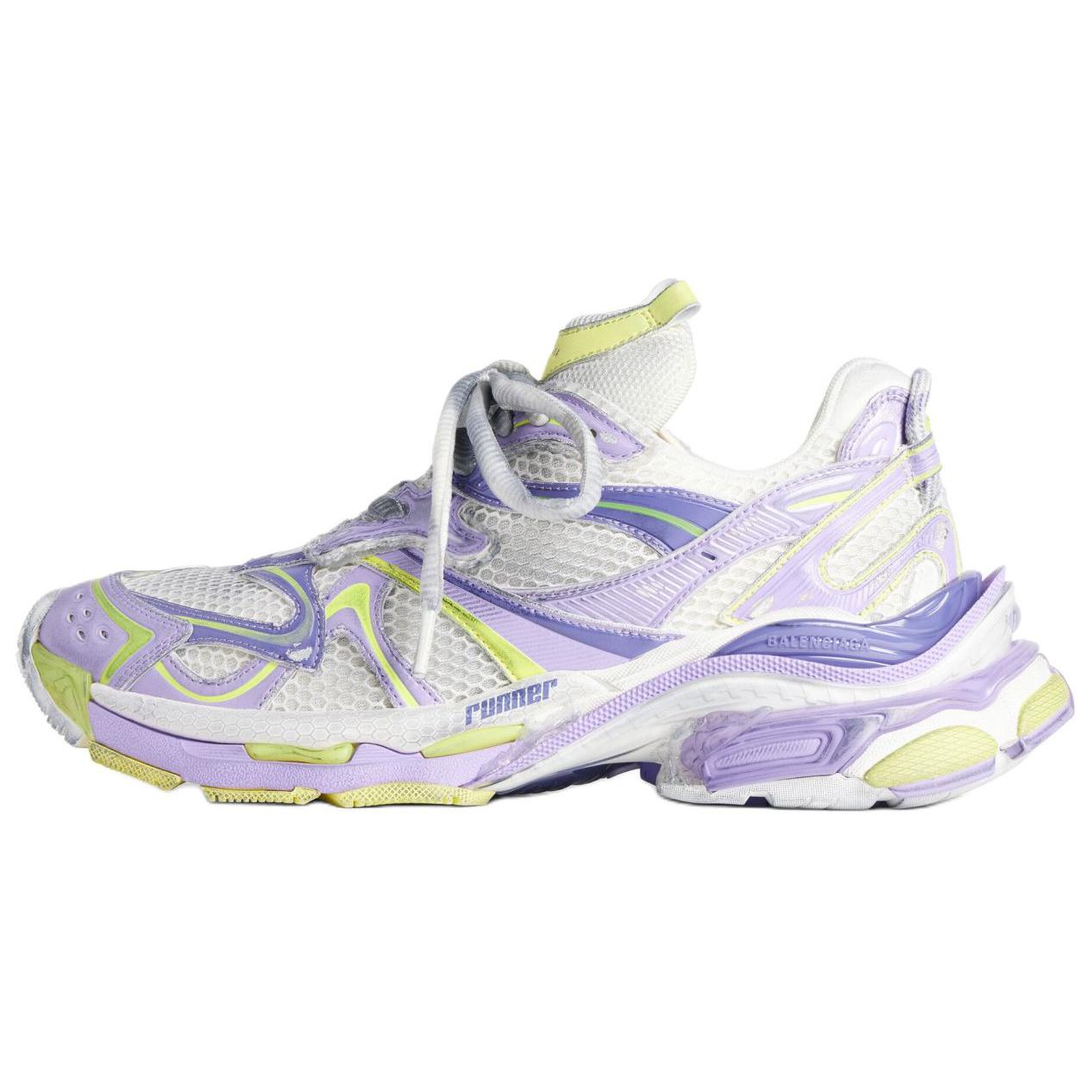 (Women) Balenciaga Runner 2.0 Lace Up Sneakers 'Light Purple' 779064W3RXP9570