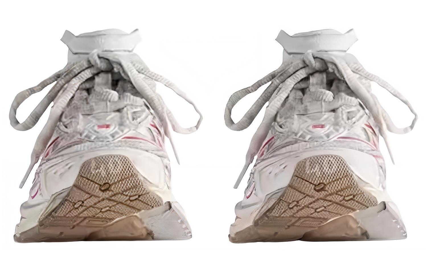 Shop (W) Balenciaga Runner 2.0 Zapatillas Blanco Beige Rojo 779064W3RXP9260