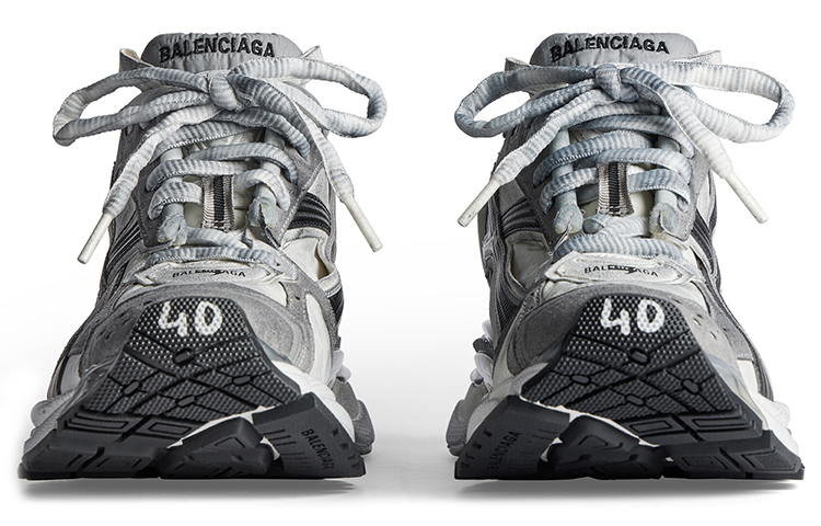 Buy Women Balenciaga Runner Sneaker Worn Out Grey Black 772767W3RNY9012 Novelship