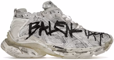 (Women) Balenciaga Runner Graffiti White 677402W3RBQ9010 (Women) Balenciaga Runner Graffiti White 677402W3RBQ9010