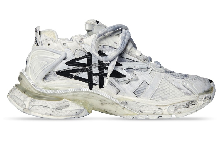 Lookbook (Women) Balenciaga Runner Graffiti White 677402W3RBQ9010