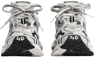 Shop (Women) Balenciaga Runner Sneaker 'Gradient - White Black' 772767-WRUNG-9010