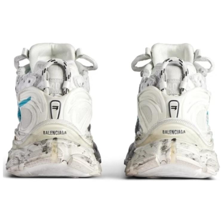 (W) Balenciaga RNNR Sneaker 'Graffiti - White Blue' 圖 4
