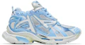 Buy Balenciaga巴黎世家 Runner 網布 低筒 運動休閒鞋 女款 白藍 做舊版
