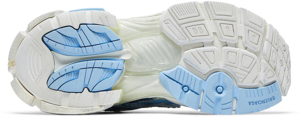 Balenciaga巴黎世家 Runner 網布 低筒 運動休閒鞋 女款 白藍 做舊版 Shop Balenciaga巴黎世家 Runner 網布 低筒 運動休閒鞋 女款 白藍 做舊版
