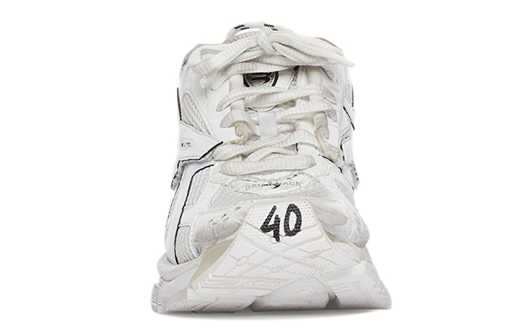 Lookbook (W) 巴黎世家跑步运动鞋‘白色’ 656063W3RA19000-/-677402W3RB19000