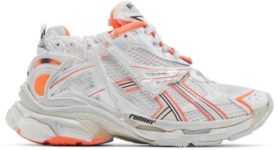 Balenciaga 巴黎世家 Runner 時尚繫帶運動鞋 女款 白橙 做舊款 Buy Balenciaga 巴黎世家 Runner 時尚繫帶運動鞋 女款 白橙 做舊款
