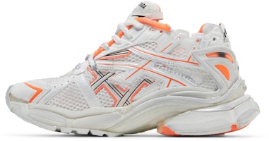 Balenciaga 巴黎世家 Runner 時尚繫帶運動鞋 女款 白橙 做舊款 Lookbook Balenciaga 巴黎世家 Runner 時尚繫帶運動鞋 女款 白橙 做舊款