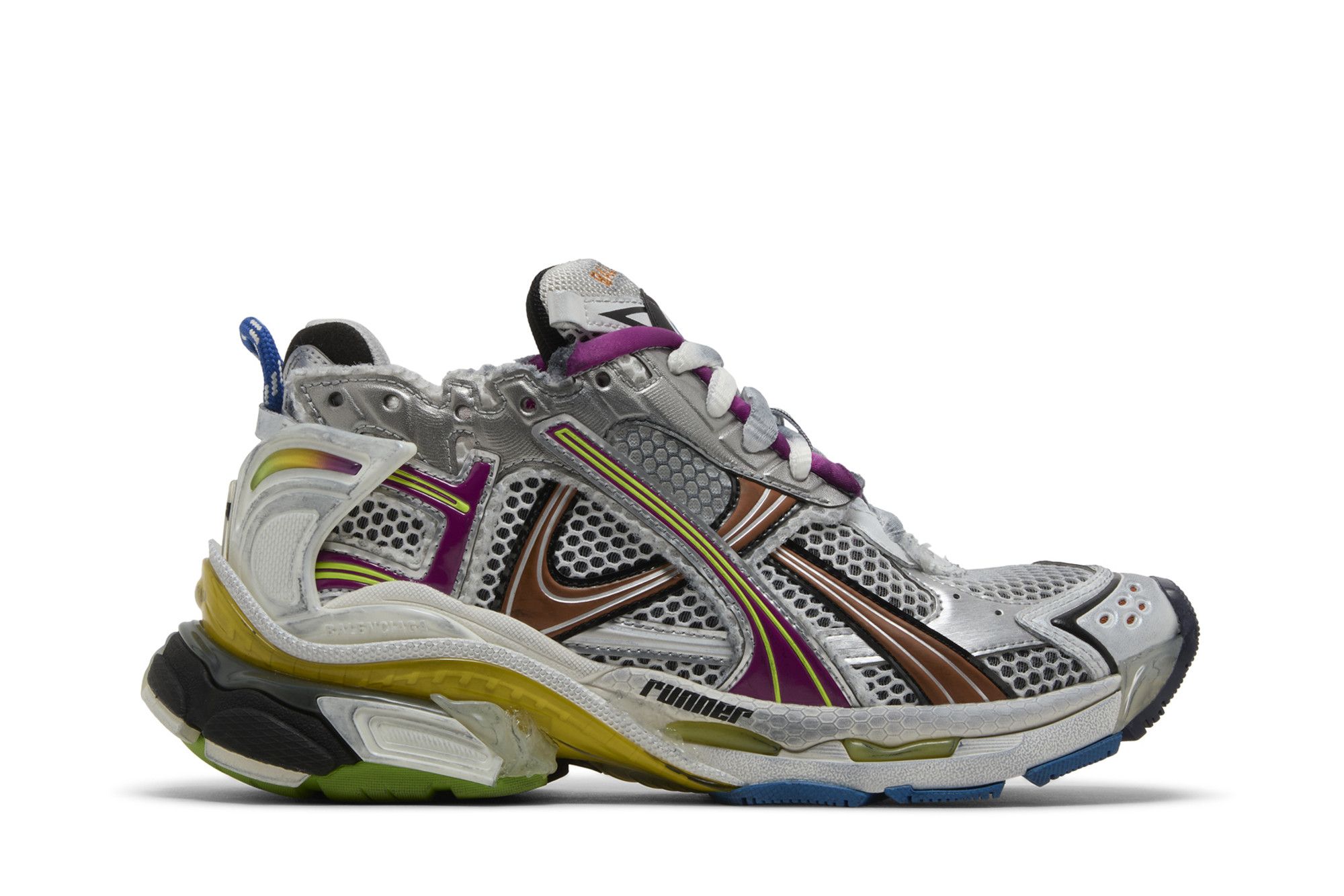 Buy (W) 발렌시아가 러너 스니커즈 '화이트 멀티' 772767W3RMU8123