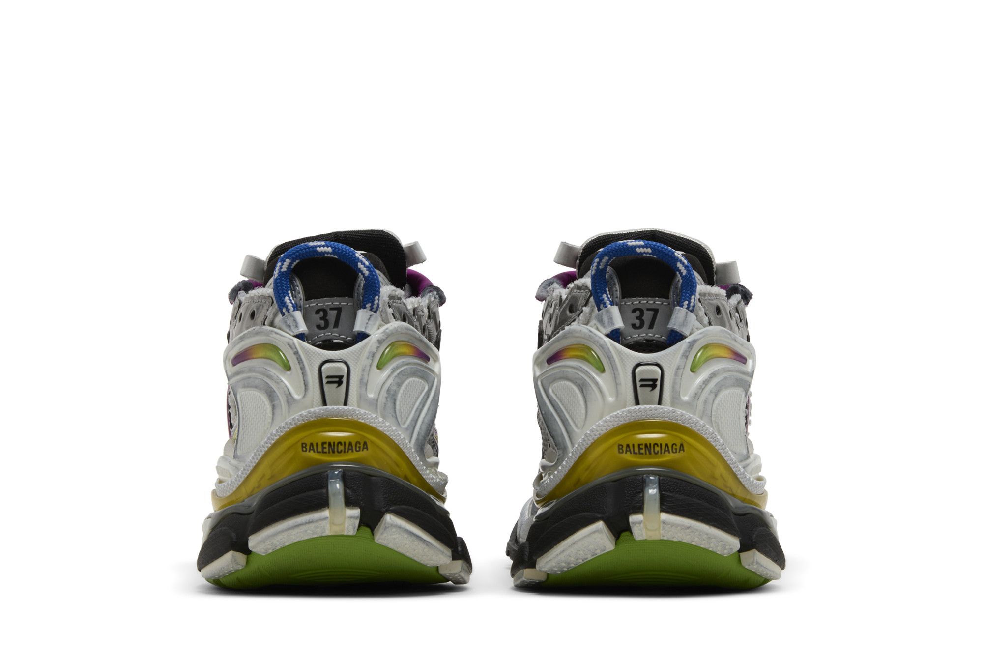 Details for (W) 발렌시아가 러너 스니커즈 '화이트 멀티' 772767W3RMU8123