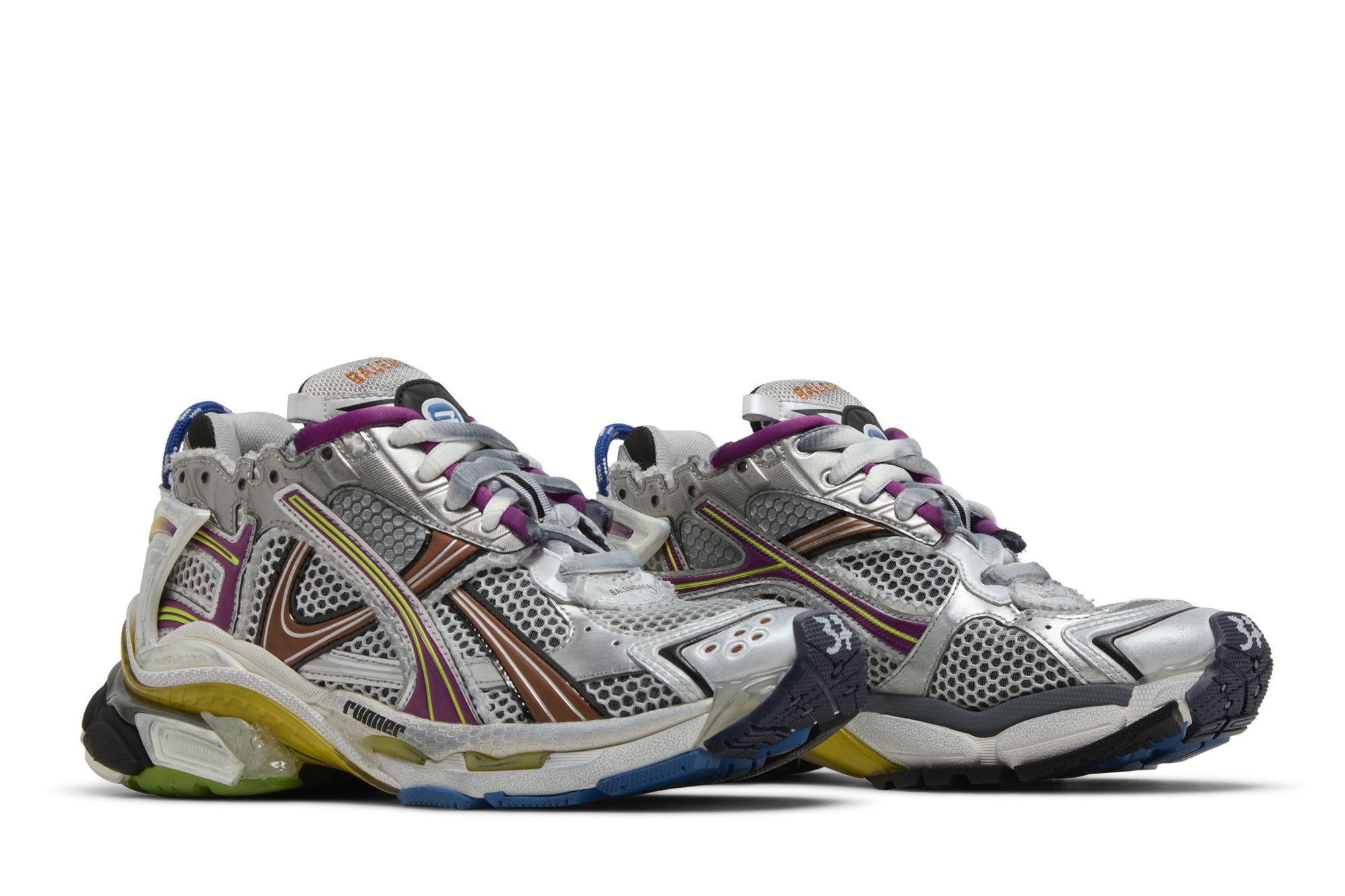 Cheap (W) 발렌시아가 러너 스니커즈 '화이트 멀티' 772767W3RMU8123