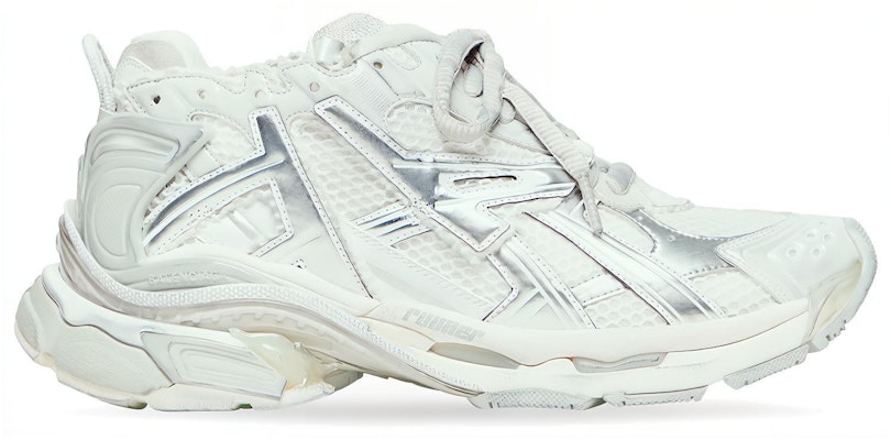 (女性用)Balenciaga 跑步運動鞋 '白銀色' 677402-W3RBL-8100 Order (女性用)Balenciaga 跑步運動鞋 '白銀色' 677402-W3RBL-8100