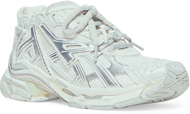 (女性用)Balenciaga 跑步運動鞋 '白銀色' 677402-W3RBL-8100 Lookbook (女性用)Balenciaga 跑步運動鞋 '白銀色' 677402-W3RBL-8100