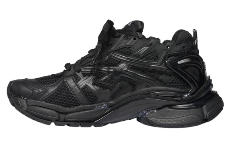Buy (W) Balenciaga Runner Zapatillas 'Desgastadas - Negras' 677402-W3RBT-1000