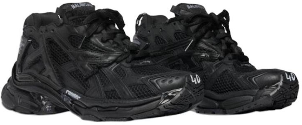 (W) Balenciaga Runner Zapatillas 'Desgastadas - Negras' 677402-W3RBT-1000 Lookbook (W) Balenciaga Runner Zapatillas 'Desgastadas - Negras' 677402-W3RBT-1000