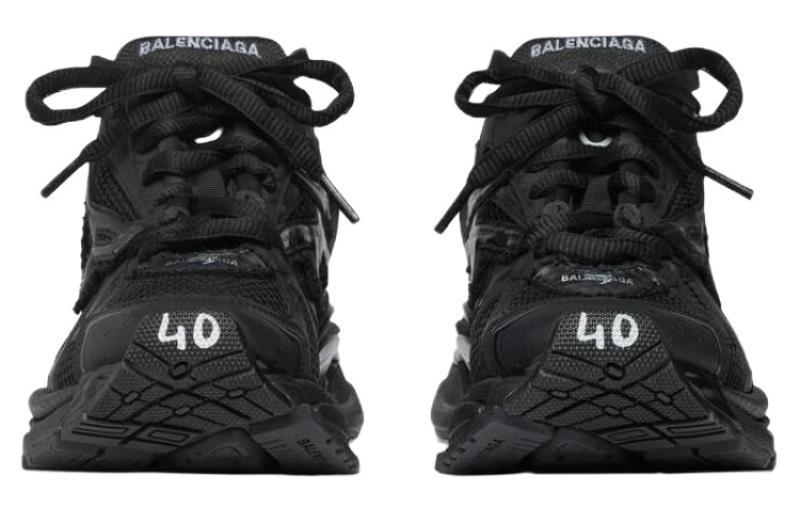 Shop (W) Balenciaga Runner Zapatillas 'Desgastadas - Negras' 677402-W3RBT-1000