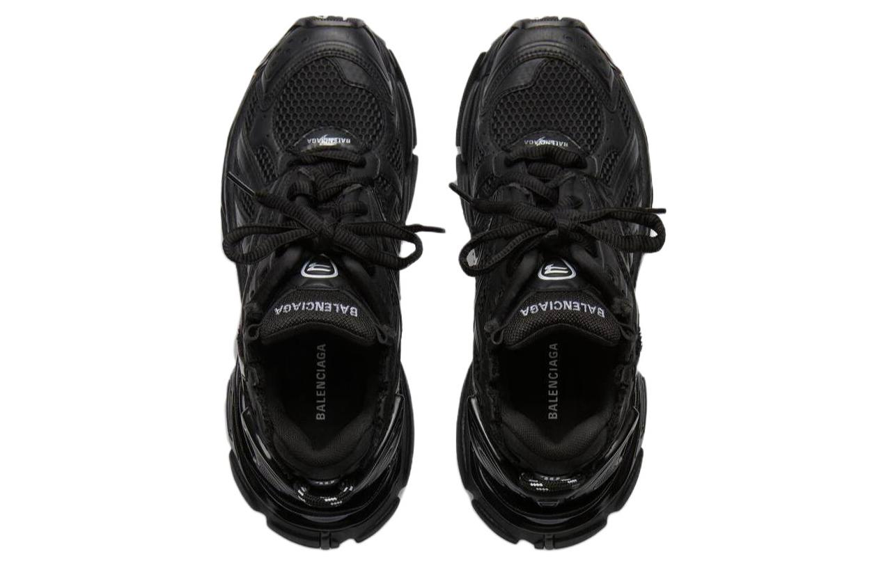 Details for (W) Balenciaga Runner Zapatillas 'Desgastadas - Negras' 677402-W3RBT-1000