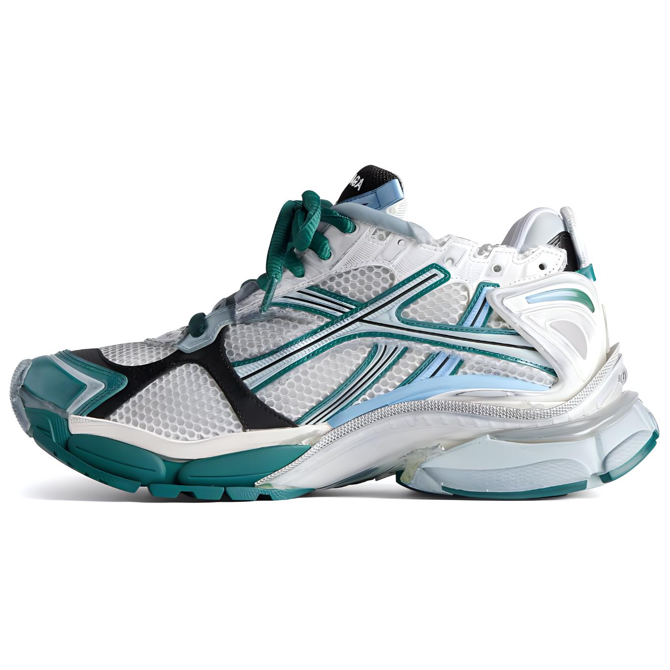 (W) Balenciaga RNNR Sneaker 'Worn-Out - White Green Blue'