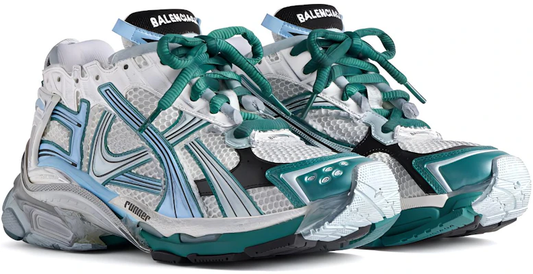 (W) Balenciaga 老爹鞋 ''磨損款 - 白綠藍'' 772767-W3RMU-9034 Lookbook (W) Balenciaga 老爹鞋 ''磨損款 - 白綠藍'' 772767-W3RMU-9034