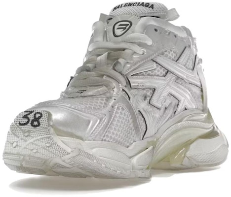 (W) バレンシアガ ランナー スニーカー 「使い古し風ホワイト」 677402-W3RB1-9000 Lookbook (W) バレンシアガ ランナー スニーカー 「使い古し風ホワイト」 677402-W3RB1-9000