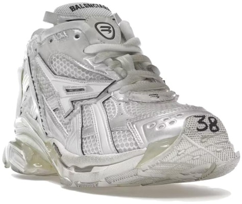 (W) バレンシアガ ランナー スニーカー 「使い古し風ホワイト」 677402-W3RB1-9000 Shop (W) バレンシアガ ランナー スニーカー 「使い古し風ホワイト」 677402-W3RB1-9000