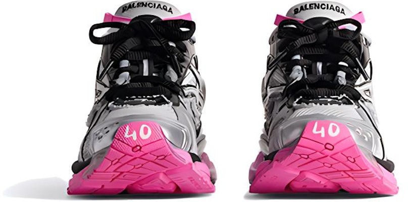 (W) Zapatillas Balenciaga Runner 'Plata Blanco Rosa Malla y Nylon' 677402W3RBW9155 Lookbook (W) Zapatillas Balenciaga Runner 'Plata Blanco Rosa Malla y Nylon' 677402W3RBW9155