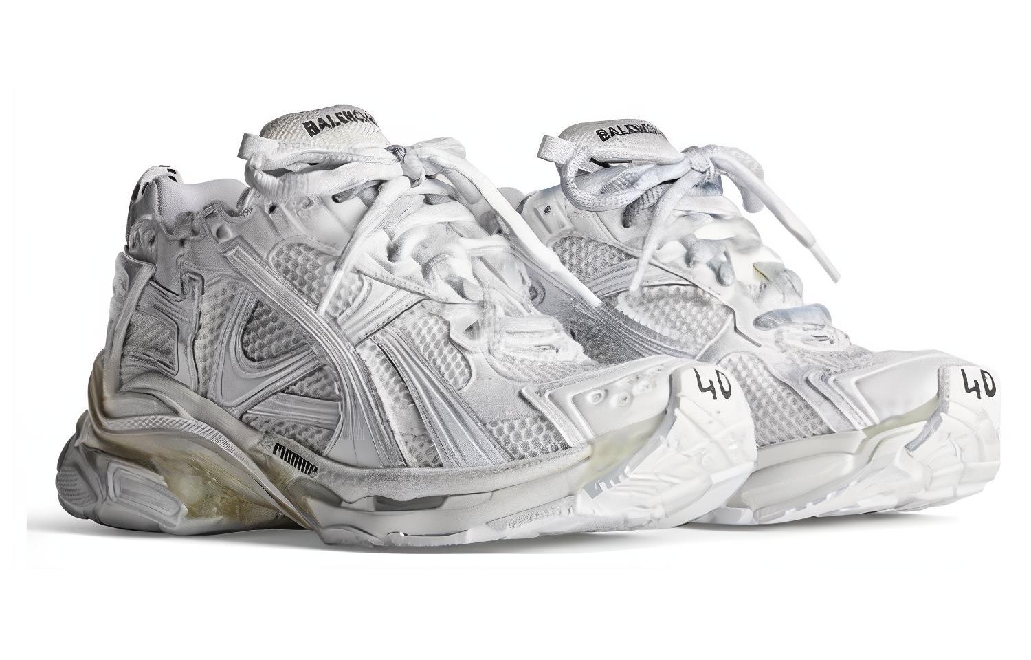 (W) Balenciaga RNNR Sneakers White 圖 3